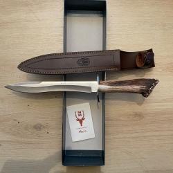 Muela POIGNARD CHEVREUIL 22CM INOX 9220