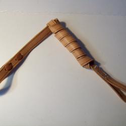 militaria ww1 dragonne cuir fauve de revolver 1873/1892 poilu 14/18