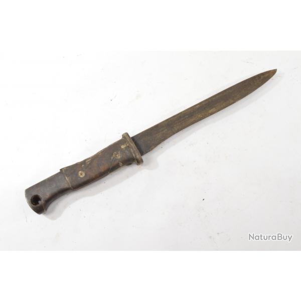 Baionnette Mauser 98K mauvais état, transformée couteau
