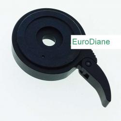 Serrure SMART de partie haute arriére de collier de montage pivotant HMS, base 12 mm de large