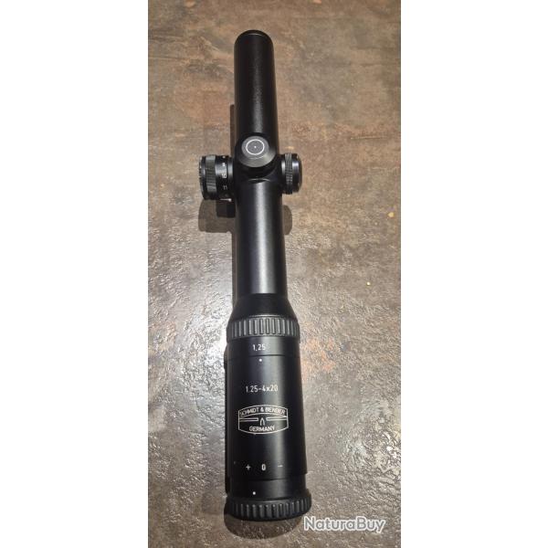Lunette 1.25-4X20 schmidt & bender