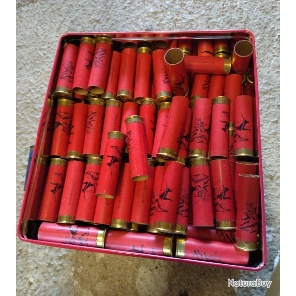 Douilles calibre 16 en carton amorce