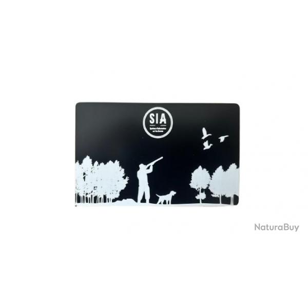 Carte SIA chasseur PVC