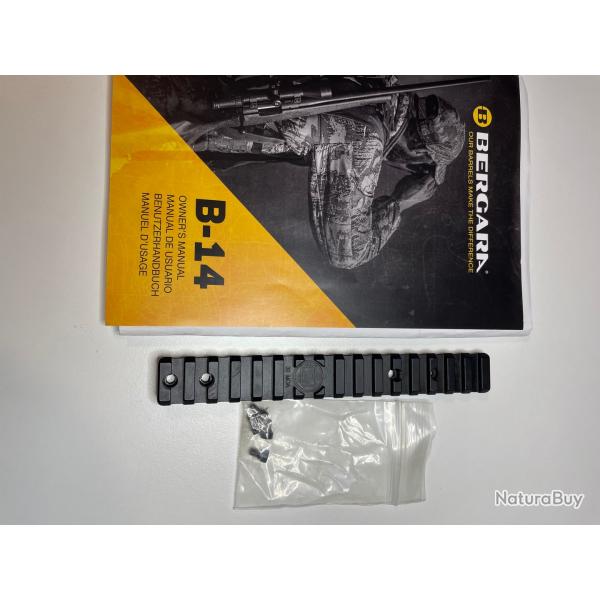 rail Picatinny acier 30 moa