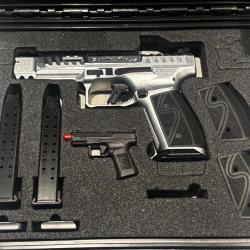 ***Canik Sfx Rival-S Chrome EXCELLENT ÉTATSEULEMENT 100 MUNITIONS TIRÉES !!***