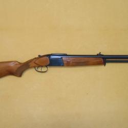 SUPERPOSÉ MIXTE BAIKAL - Cal 7x57R et 12/76 Magnum - TRÈS BEL ÉTAT