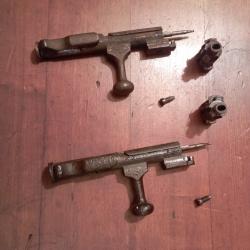 Lot de deux culasses pour fusil Lebel 1886.