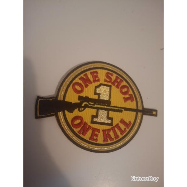 Patch one shot one Kill sans velcro