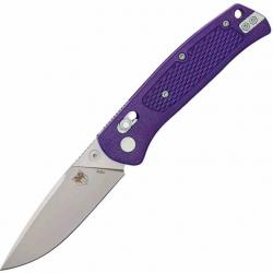 Couteau CobraTec Scout Drop Point Lame Acier VG-10 Manche Grivory Purple Crossbar Lock CBTSCTGRPRB
