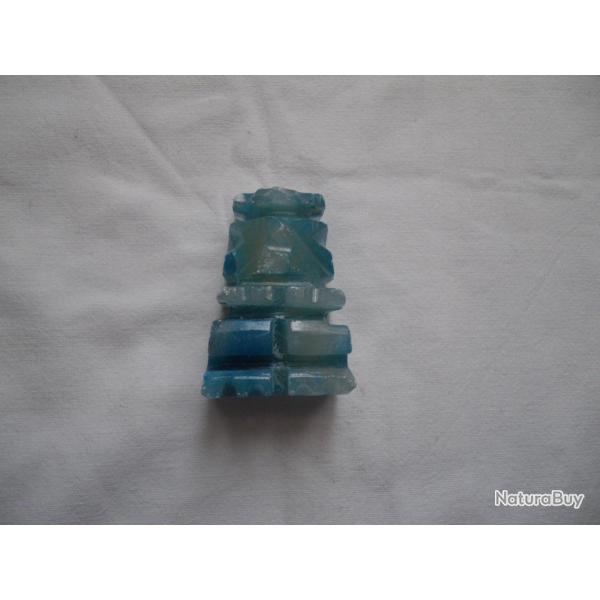 Pierre en Calcite bleue/verte du Mexique  (1)