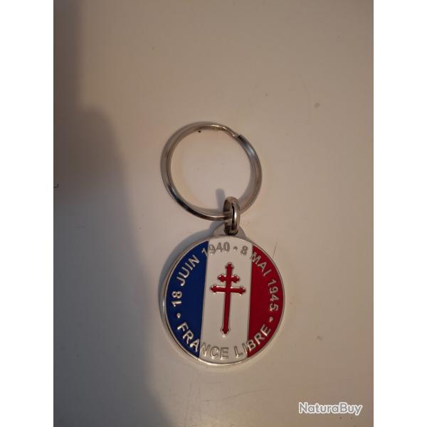 Porte clef france libre 18juin 1940 8 mai 1945