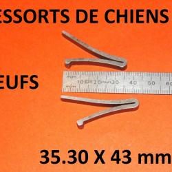 paire ressorts de chiens NEUFS fusil 35.30X43 mm juxtaposé hammerless - VENDU PAR JEPERCUTE (GE351)