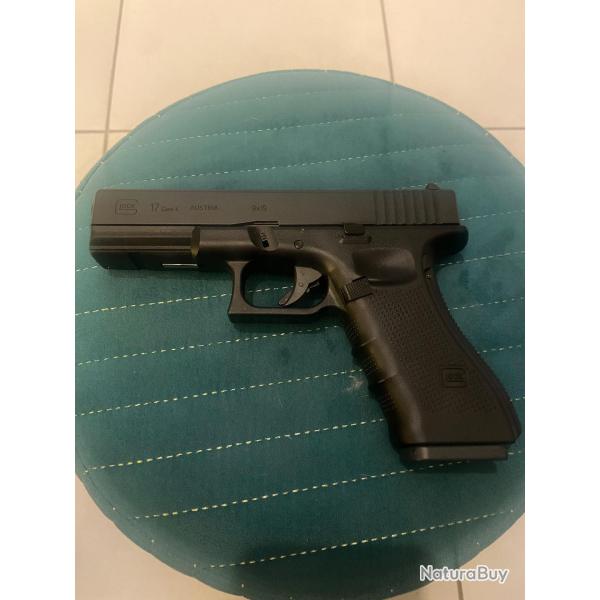 Pret a tirer Glock 17 GEN 4 cal.4,5mm BBS