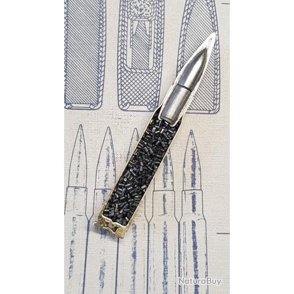 7,92 Mauser S.m.K. L'spur Verb Trop etui laiton didactique