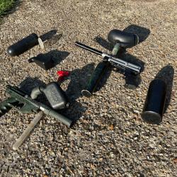 Equipement paintball et 2 pistolets