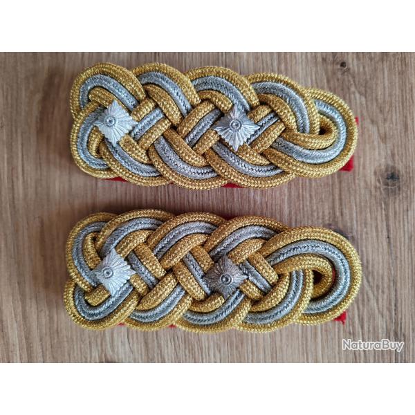 PAIRE DE PATTES D PAULE DE GENERAL D INFANTERIE