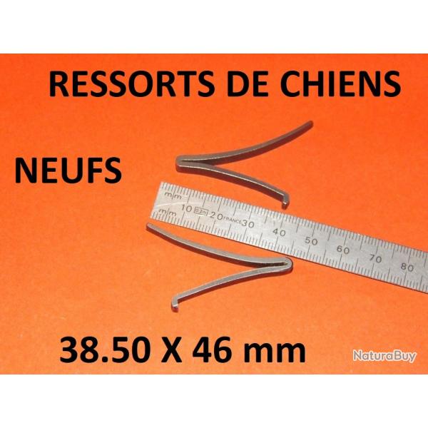 paire ressorts de chiens NEUFS fusil 38.50X46 mm juxtaposé hammerless - VENDU PAR JEPERCUTE (GE353)