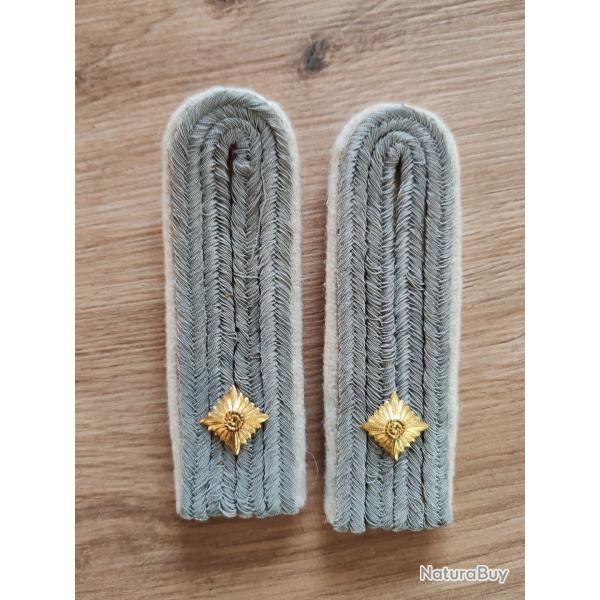 PAIRE DE PATTES D PAULE DE LIEUTENANT DE L INFANTERIE