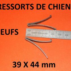 paire ressorts de chiens NEUFS fusil 39X44 mm juxtaposé hammerless - VENDU PAR JEPERCUTE (GE354)