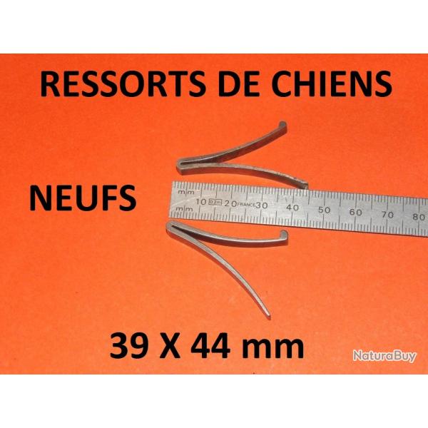 paire ressorts de chiens NEUFS fusil 39X44 mm juxtaposé hammerless - VENDU PAR JEPERCUTE (GE354)