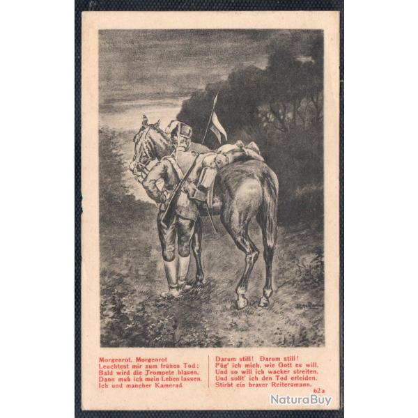 CPA - illustrateur, belle carte illustre de soldat Allemand N4057