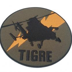 Path brodé Hélicoptère de Combat Tigre - 100 mm à coudre ou à coller au fer 4a.