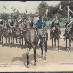 CPA - UHLANS ALLEMANDS EN MANOEUVRE N°4059
