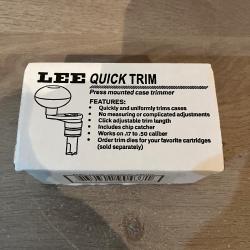 DELUXE QUICK TRIM CASE TRIMMER pour Presse de rechargement LEE90437