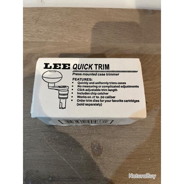 DELUXE QUICK TRIM CASE TRIMMER pour Presse de rechargement LEE90437