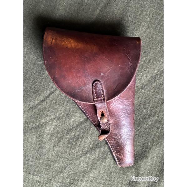 Etui cuir simplifi pour revolver 92 (1892) WW1 WW2