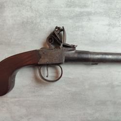 Pistolet à Coffre à Silex Archer, London, vers 1790