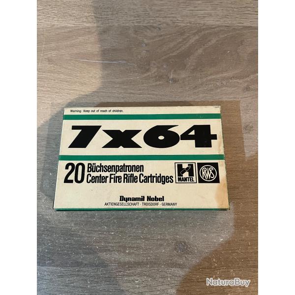 Boite 20 munitions 7.64 11.2g / 173 grain
