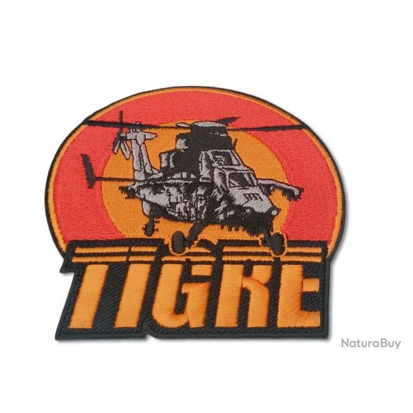 Patch brodé Hélicoptère de combat Tigre (1) 100x100 mm