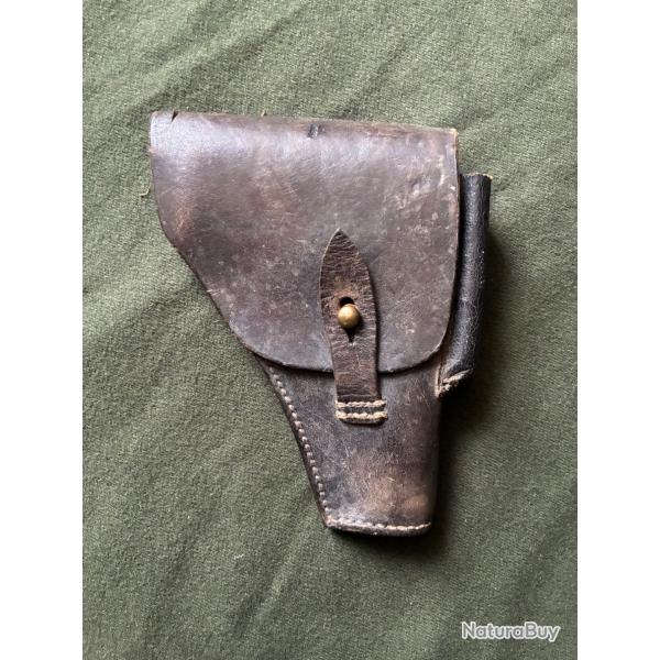 Etui Holster de pistolet type Ruby ou Unique ? WW1 WW2