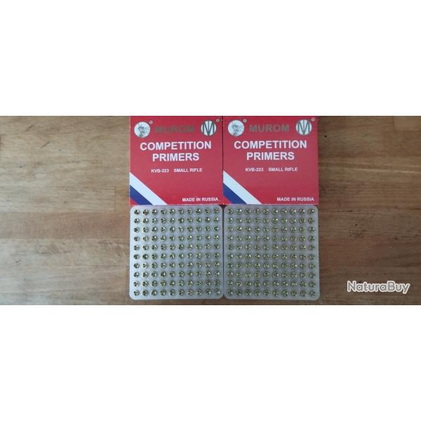 Amorces MOURON small rifle (2bts. de 100)