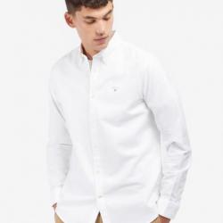 Chemise Oxtown Tailored Shirt White Barbour XL