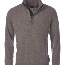 Sweat Holden Half Zip Knitted Jumper Military Barbour