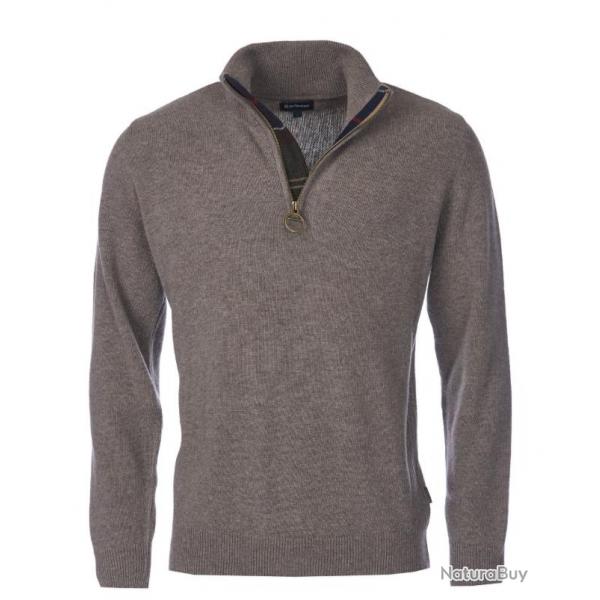 Sweat Holden Half Zip Knitted Jumper Military Barbour