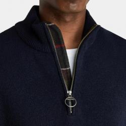 Sweat Holden Half Zip Knitted Jumper Navy Barbour