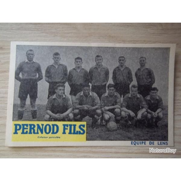 carte quipe de Lens football anne 50 Pas de Calais