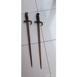 Lot de deux Baïonnettes Gras