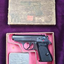 Pistolet WALTHER MOD PPK, ZELLA-MEHLIS, 1940, calibre 7,65br, boite, Catégorie B