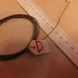 Filigrane, réparation des sabres ou épée dont le filigrane est cassé, manquant,                  (D)