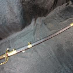 SABRE S/OFFICIER D'INFANTERIE DE LA GARDE IMPERIALE MODELE 1821 MODIFIE 1854