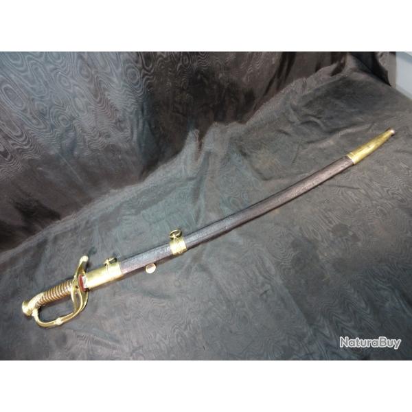 SABRE S/OFFICIER D'INFANTERIE DE LA GARDE IMPERIALE MODELE 1821 MODIFIE 1854