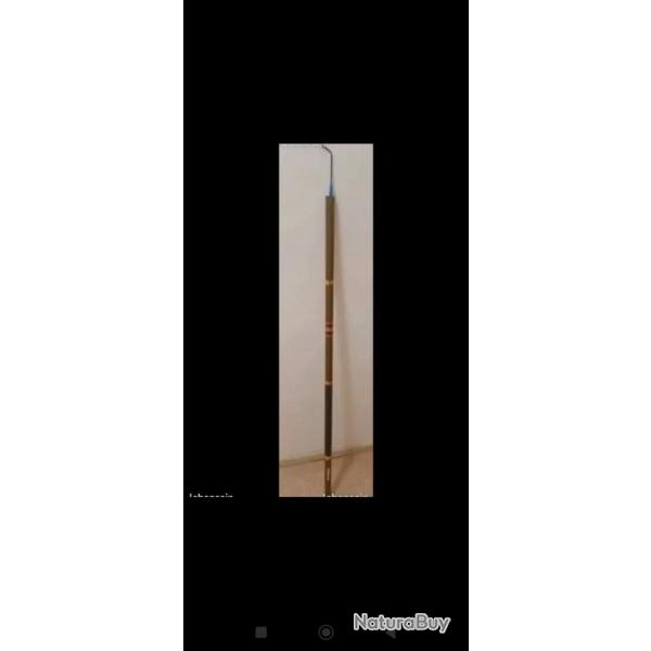 Vintage : de la rare et grande marque Fario, canne  pche de 4m de style ancien,  scion roubaisien