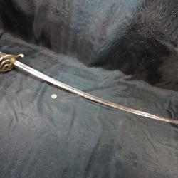 SABRE CAVALERIE FRANCAISE OFFICIER MODELE 1882 LAME COURBE