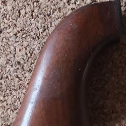 Crosse pour revolver en bois