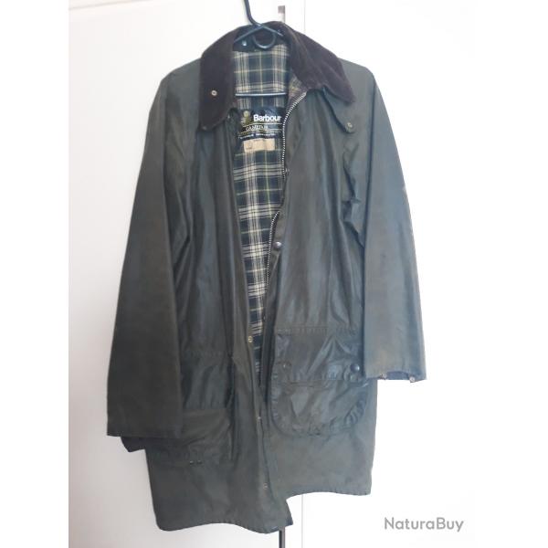 barbour veste chasse vintage