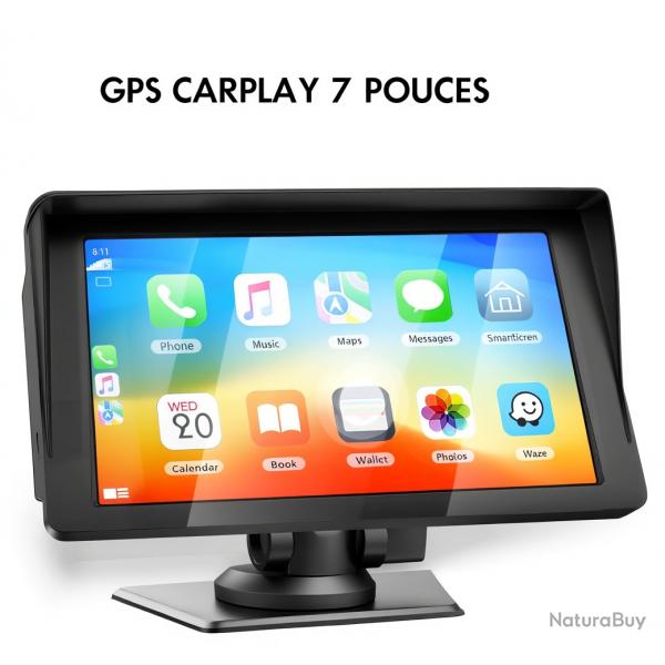 GPS CARPLAY 7" pour voiture et camion - Multifonctions - Livraison rapide